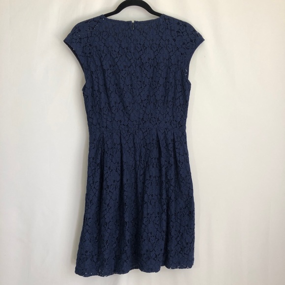 Madewell Navy Blue Lace Mini Dress - Picture 6 of 6